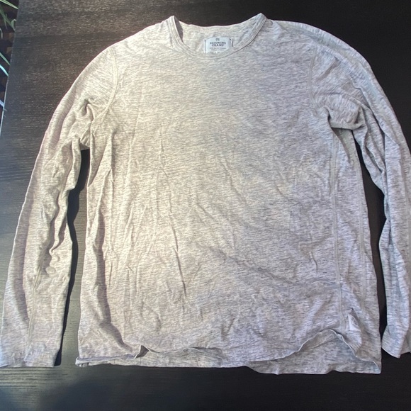 Reigning Champ Long Sleeve Men’s Grey Shirt 🥊 🔥 MSRP $70 - Picture 3 of 8